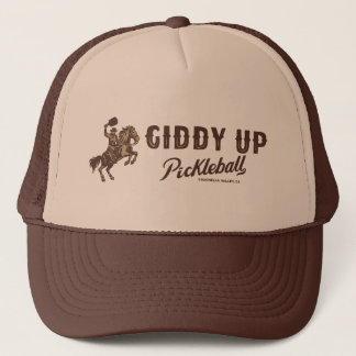Giddy Up Pickleball - Petanquehoed Trucker Pet