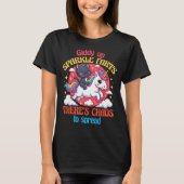 Giddy Up Sparkle Farts There's Chaos To Spread Cut T-shirt (Voorkant)