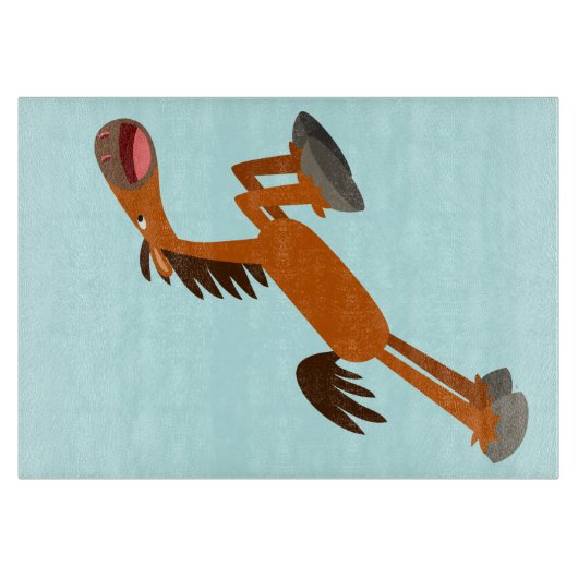 Giddyup, Horsey. Cartoon Paardensnijraad Snijplank (Voorkant)