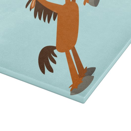 Giddyup, Horsey. Cartoon Paardensnijraad Snijplank (Hoek)