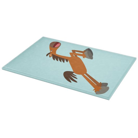 Giddyup, Horsey. Cartoon Paardensnijraad Snijplank (Hoek)