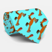 Giddyup, Horsey. Cartoon PaardenStropdas Stropdas (Opgerold)