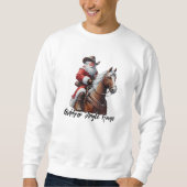 Giddyup Jingle Paard Kerstman Kerstmis Trui (Voorkant)