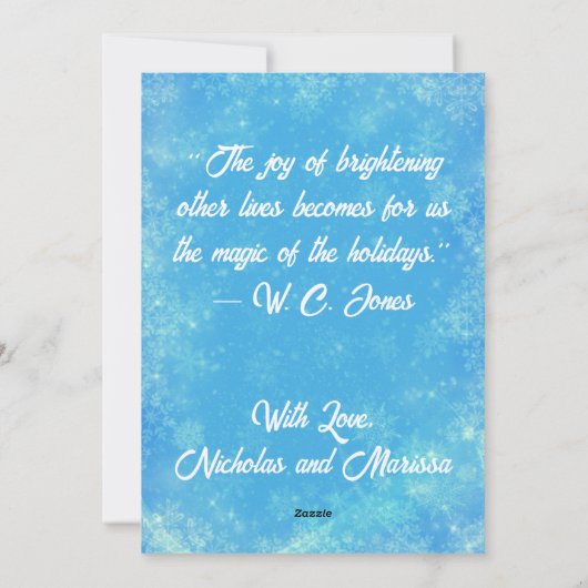 Giddyup Jingle Paard Sinterklaas Kerstmis Feestdagenkaart (Achterkant)