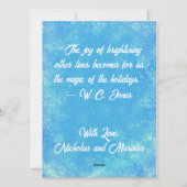 Giddyup Jingle Paard Sinterklaas Kerstmis Feestdagenkaart (Achterkant)