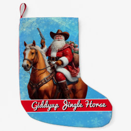 Giddyup Jingle Paard Sinterklaas Kerstmis Kleine Kerstsok