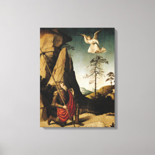 Gideon and the Fleece, c.1490 Canvas Afdruk