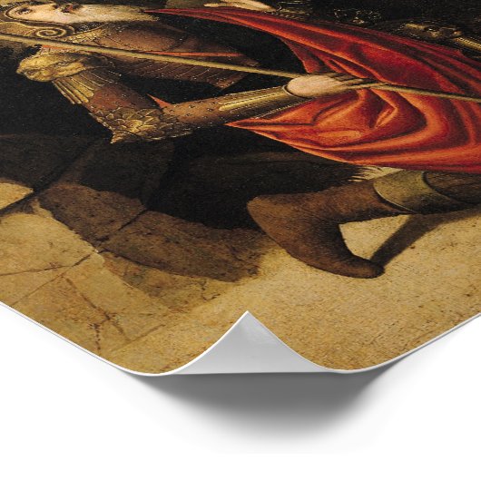 Gideon and the Fleece, c.1490 Poster (Hoek)