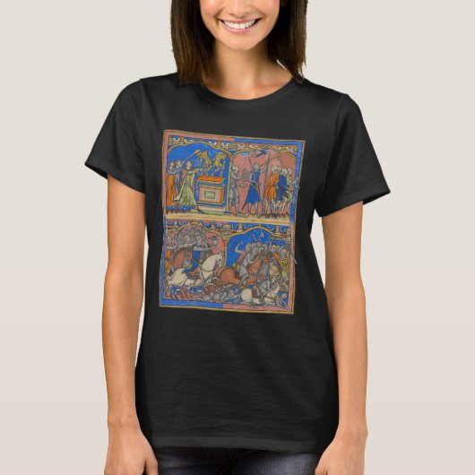 Gideons Dappere Driehonderd De Kruisvaarder Bijbel T-shirt (Voorkant)