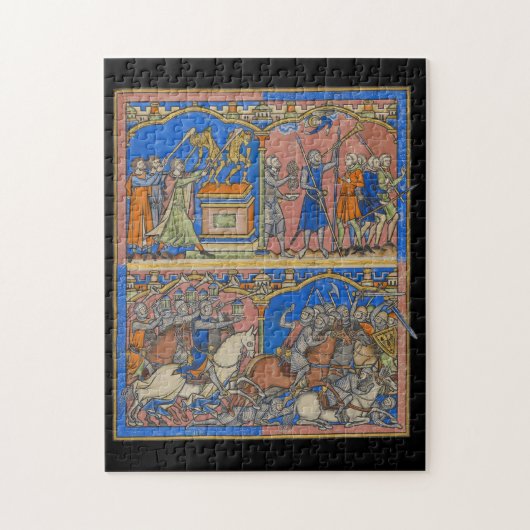 Gideons Dappere Driehonderd De Kruisvaarderbijbel Legpuzzel (Verticaal)