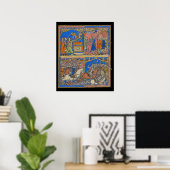 Gideons drietal dappere mannen De Kruisvaarderbijb Poster (Thuiskantoor)