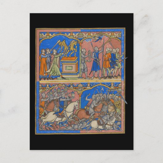 Gideon's Valiant Three Hundred The Crusader Bible Briefkaart (Voorkant)