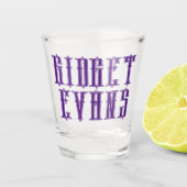 GIDGET EVANS schoot glas (Voorkant)