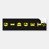 GIDGET STENCIL BUMPERSTICKER (Voorkant)