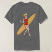 Gidget surft t-shirt (Design voorkant)