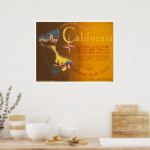 Gids aan Californië 1940 WPA Poster (Keuken)