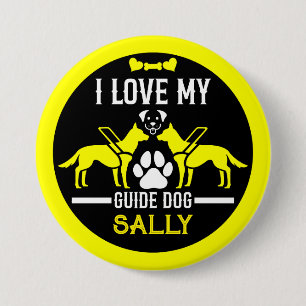 Gids hond geschenken ronde button 7,6 cm