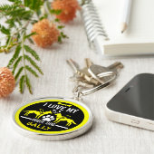 Gids hond geschenken sleutelhanger (Zijkant)