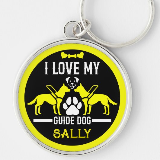 Gids hond geschenken sleutelhanger (Voorkant)