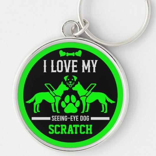 Gids hond geschenken sleutelhanger (Voorkant)