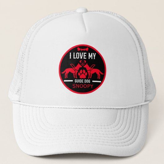 Gids hond geschenken trucker pet (Voorkant)