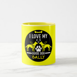 Gids hond geschenken tweekleurige koffiemok