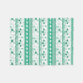 Gids Hondenverhaal Gouden Patroon - Groen - Fleece Deken (Voorkant (Horizontaal))