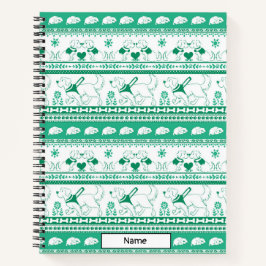 Gids Hondenverhaal Gouden Patroon - Groen - Notitieboek