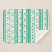 Gids Hondenverhaal Gouden Patroon - Groen - Sherpa Deken (Voorkant (horizontaal))