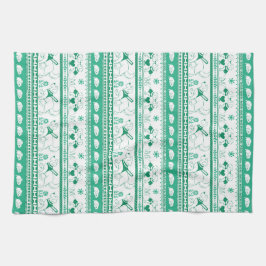 Gids Hondenverhaal Gouden Patroon - Groen - Theedoek