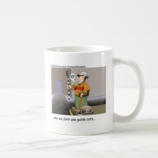 Gids katten Grappige kat cadeaus & verzamelobjecte Koffiemok (Rechts)