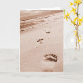 Gids Mijn Voetstappen - het Wenskaart van de Manus Kaart (Gele Bloem)