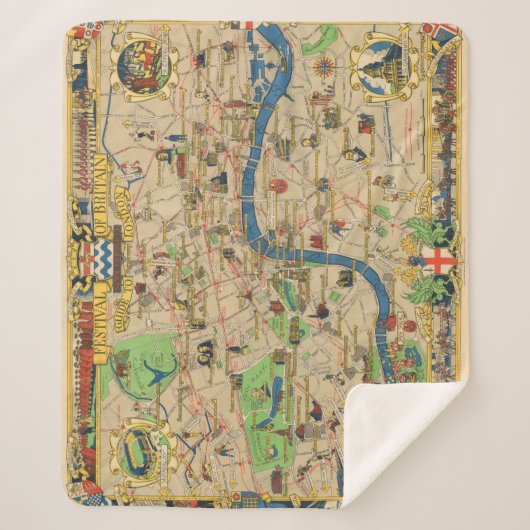 gids naar Londen Sherpa Deken (Voorkant)