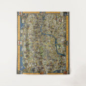 gids naar Londen Wandkleed (Voorkant)