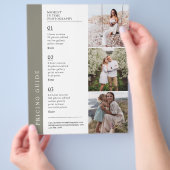 Gids voor Familiefotografie Prijzenlijst Flyer (Hand)