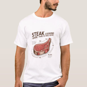 Gids voor het Bereiden van Steak (Rare tot Gaar) T-shirt