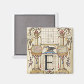 Gids voor het construeren van de Brief E Magneet (Voorkant / Achterkant)