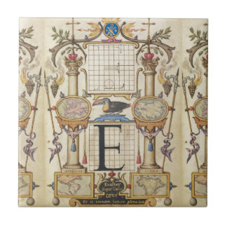 Gids voor het construeren van de Brief E Tegeltje