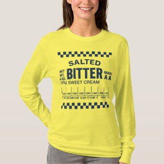 Gids voor het meten van gezouten boter t-shirt