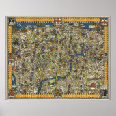  gids voor het Poster Londen (Voorkant)