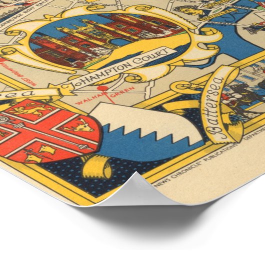  gids voor het Poster Londen (Hoek)