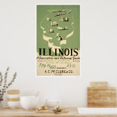 Gids voor Illinois 1940 WPA Poster (Keuken)