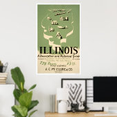 Gids voor Illinois 1940 WPA Poster (Thuiskantoor)