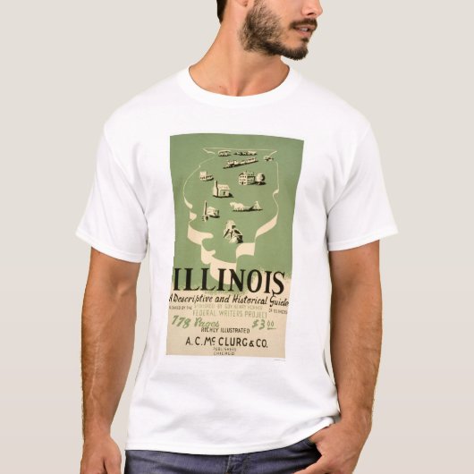 Gids voor Illinois 1940 WPA T-shirt (Voorkant)