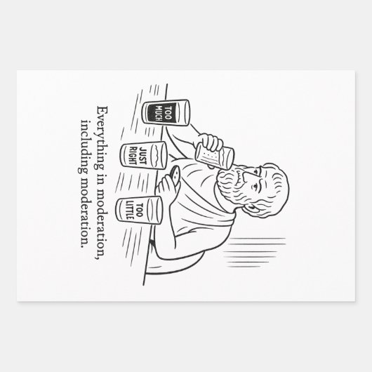 Gids voor matiging van Aristoteles Inpakpapier Vel (Voorkant)