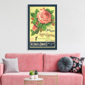 Gids voor Roos Cultuur Boek Hoesje Art, 1891 Canvas Afdruk (Insitu (Woonkamer))