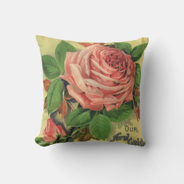  Gids voor Roos Cultuur Boek Hoesje Art, 1891 Kussen (Voorkant)