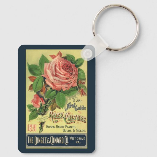  Gids voor Roos Cultuur Boek Hoesje Art, 1891 Sleutelhanger (Achterkant)