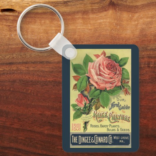  Gids voor Roos Cultuur Boek Hoesje Art, 1891 Sleutelhanger (Voorkant)
