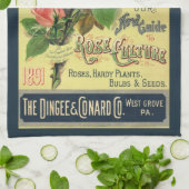  Gids voor Roos Cultuur Boek Hoesje Art, 1891 Theedoek (Gevouwen)